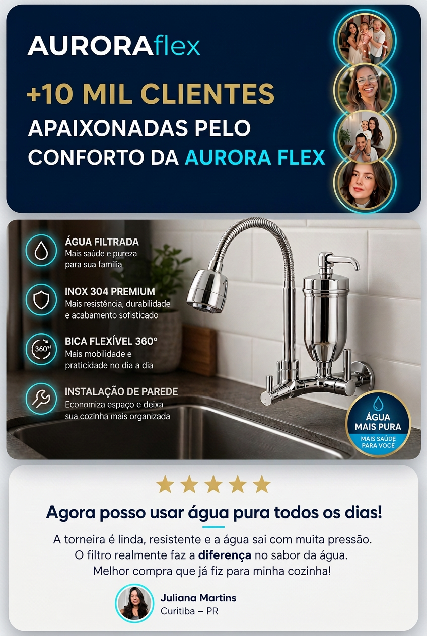 Mais de 10 mil clientes e depoimento de Juliana Martins sobre a Aurora Flex